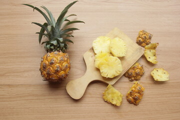 still life with pineapple