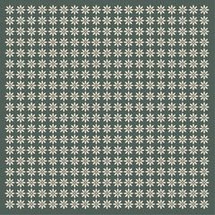 Flowers pattern, green background. Wallpaper or to print.