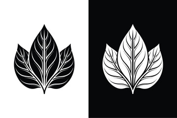 Fototapeta premium Fresh Sorrel Leaves. Modern Icon Design for Culinary and Gardening