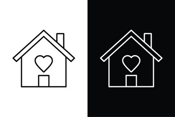 Why We Love Home. The Universal Appeal of House with Heart Icons