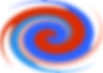 An abstract colorful transparent swirl shape spiral desing element.