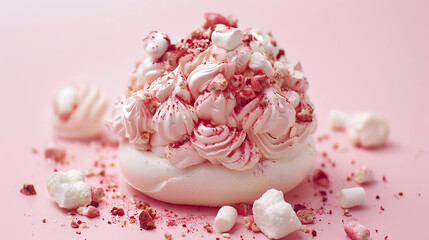 pink and white rose petals