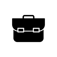 Briefcase icon vector. suitcase sign and symbol. luggage symbol.