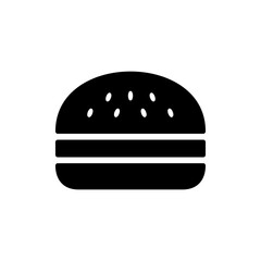Burger icon vector. burger sign and symbol. hamburger