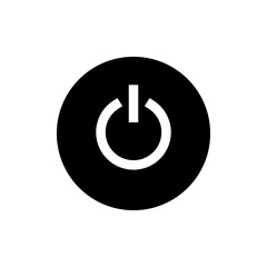 Power icon vector. Power Switch sign and symbol. Electric power