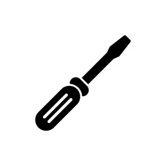 Screwdriver icon vector.tools sign and symbol
