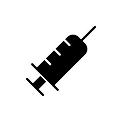 Syringe icon vector. injection sign and symbol.vaccine icon
