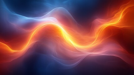Obraz premium abstract bright and smooth golden light, neon abstract background