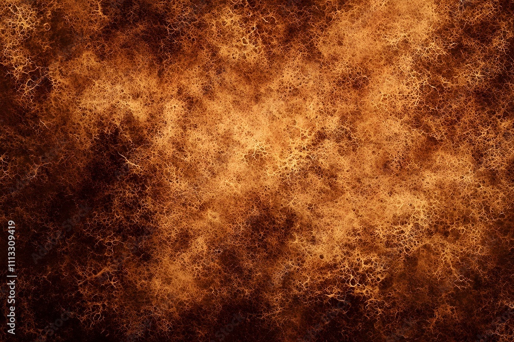 Poster abstract textured background with warm tones and intricate patterns.