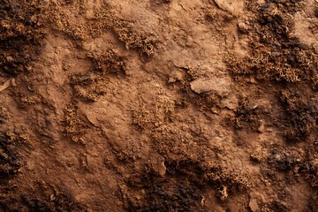 A textured surface resembling earthy materials with natural patterns.