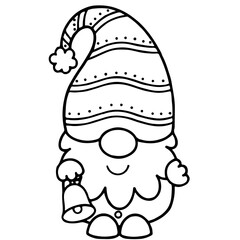 Gnome and Christmas cartoon 