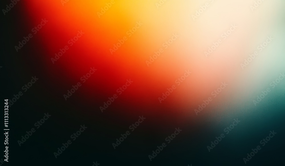 Poster gradient background red black grainy soft blur texture dark abstract colorful design