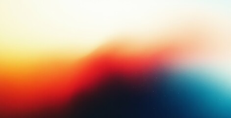 Fototapeta premium Abstract gradient background white orange red blue grainy texture smooth blend colorful design vibrant poster banner web backdrop