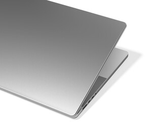 Back View of Blank Laptop Mockup for Branding Design