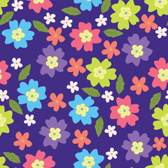 Beautiful Floral Pattern on the background Sweet floral pattern is suitable for fashion