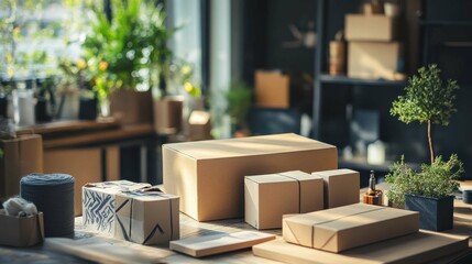 A professional designing and marketing artisanal subscription craft boxes for creative audiences