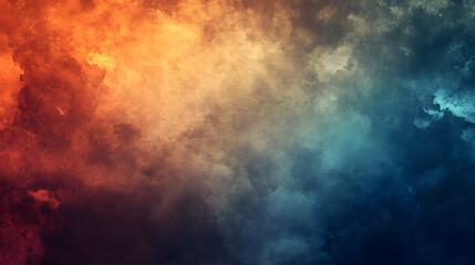 Naklejka premium Abstract fiery and icy textured background design