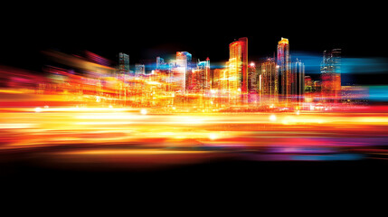 futuristic abstract design symbolizing advanced technology and global communication with interconnected nodes, flowing lines, glowing effects, and depth in a digital space