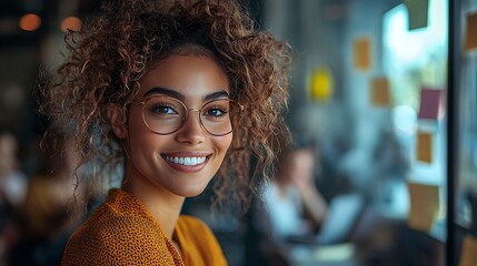 Diverse group of business professionals brainstorming marketing innovations and technological solutions for company success during economic challenges, smiling and collaborative 