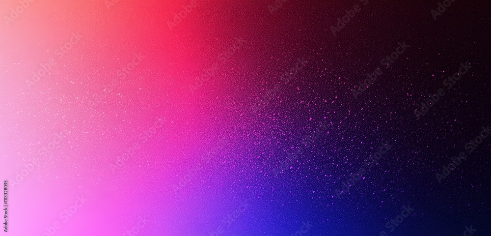 Poster magenta pink to purple gradient background with grainy texture and glowing effect
