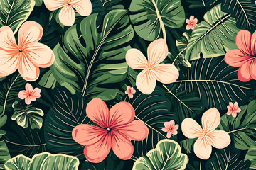 Tropical Floral Paradise