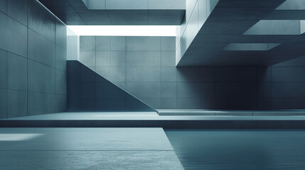 Fototapeta premium 3d render of a modern architecture