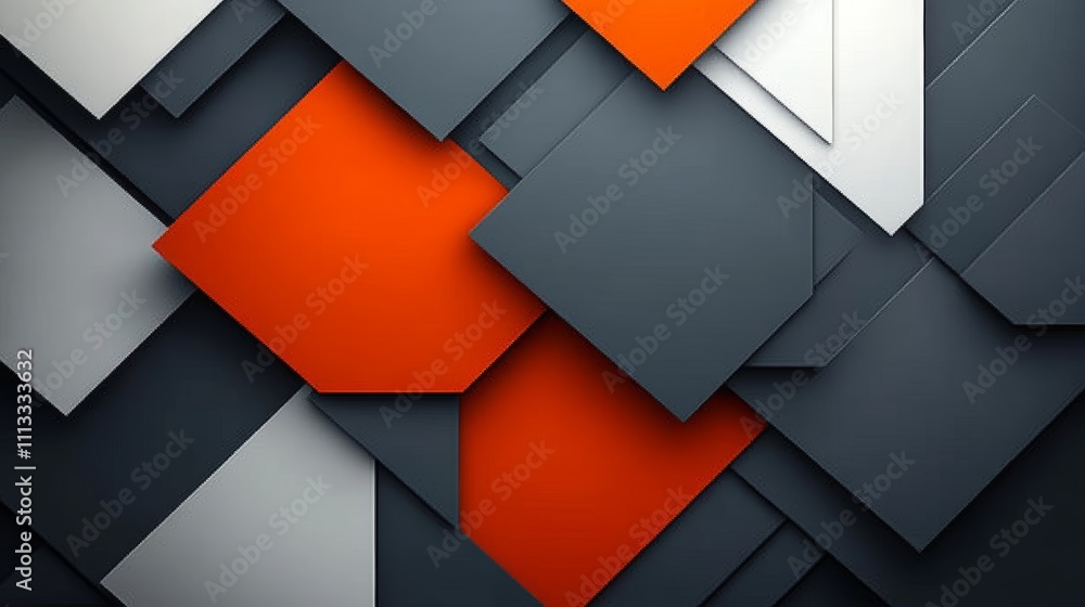Poster abstract geometric design modern minimalist business background with copy space