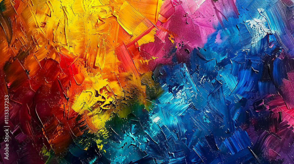 Poster abstract expressionism backgrounds: bold and dynamic backgrounds with expressive brush strokes, vibr