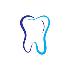 tooth icon illustration flat