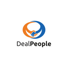 Deal People Logo Design Simple