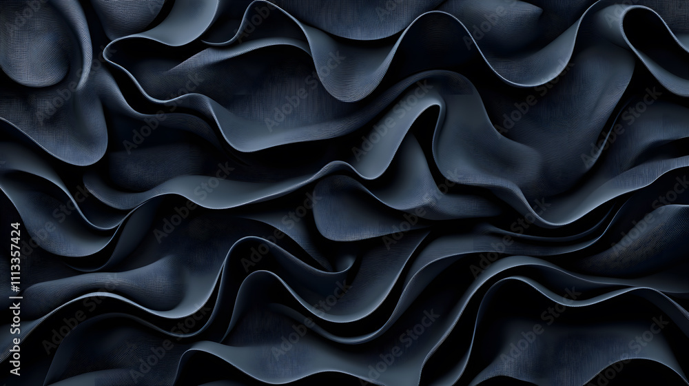 Poster dynamic fabric textures abstract background textile art dark tones close-up visual depth for design 