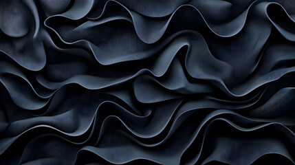 Dynamic fabric textures abstract background textile art dark tones close-up visual depth for design inspiration