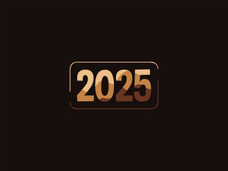 Minimalist 2025 New Year Design Simple, Stylish, Perfect for Posters, Events, Social Media, and Promotions