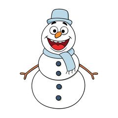 snowman with hat