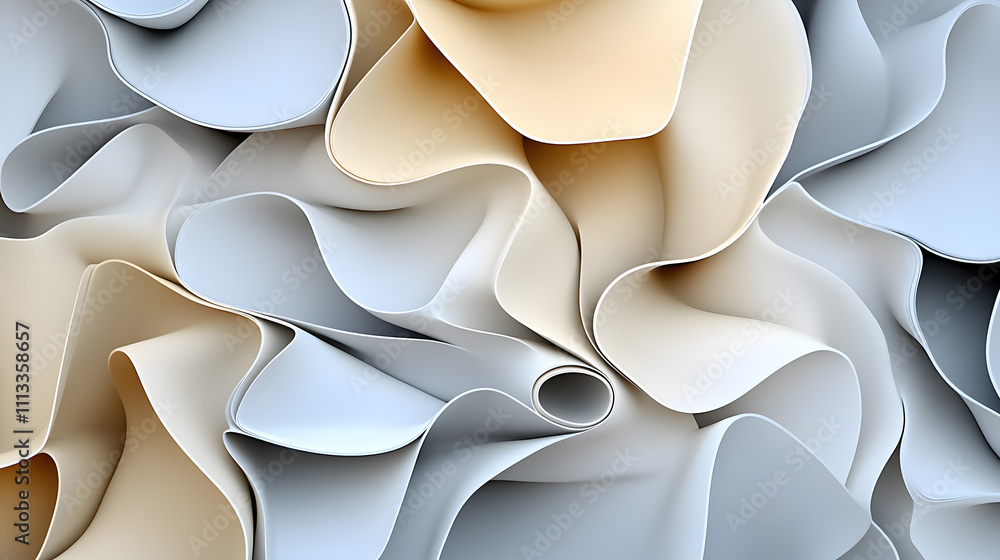 Aufkleber dynamic abstract design studio digital art minimalist close-up flowing textures and colors for creat