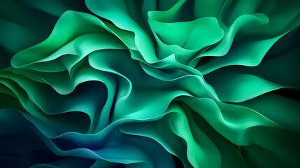 Obraz premium Dynamic abstract waves digital art fluid textures contemporary design close-up motion concept for visual impact