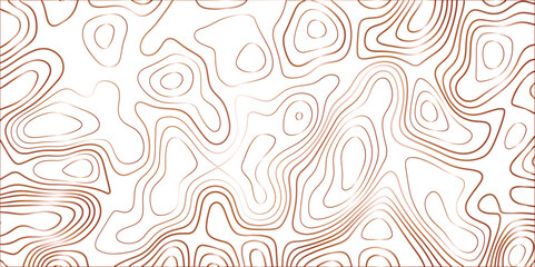 Topographic canyon geometric map relief texture with curved layers and shadow. abstract White background with a beautiful pattern, Topographic contour lines vector map seamless pattern vector.	
