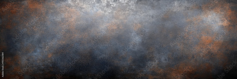 Poster abstract textured surface in blue gray and brown tones for moody grungy background with depth and di
