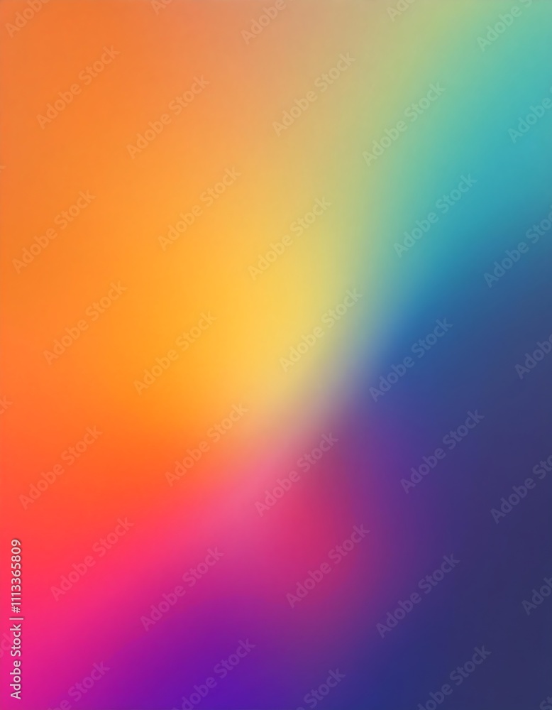 Poster eye-catching abstract gradient background with a range of vibrant hues