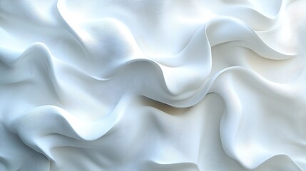 Obraz premium Abstract white wavy texture background. (1)
