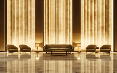 Business office scene