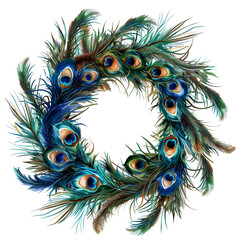 Wonderful peacock feather image