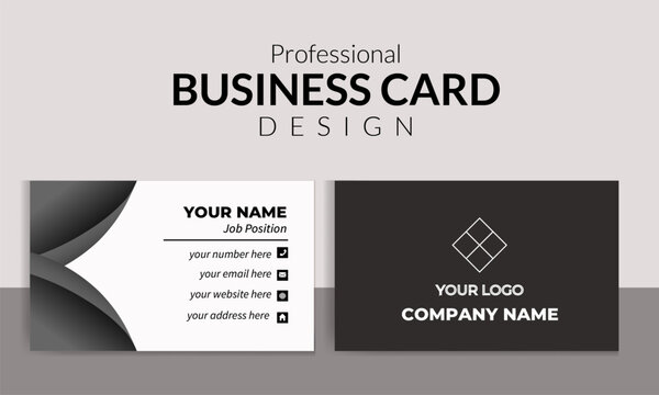 creative and modern business card template layout