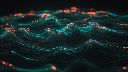 abstract business connection of line from nail node to node on world map background Innovation network points Earth's surface
