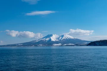 Fototapete Rund 早春の快晴の青空をバックに駒ケ岳の風景を撮影 © A-Dash Gallery