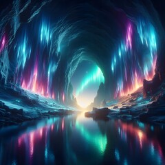 Ethereal Aurora Cavern