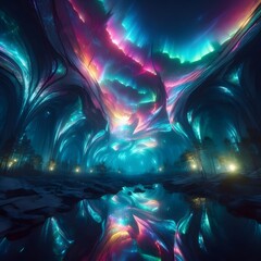 Ethereal Aurora Cavern