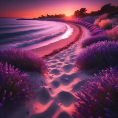 Enchanted Lavender Sunset
