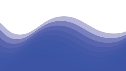 Blue wave design vector image for element design backdrop or presentation