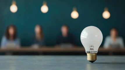 Team of professionals engaged in a collaborative brainstorming session exploring creative solutions to a problem or challenge within a modern office or workspace environment